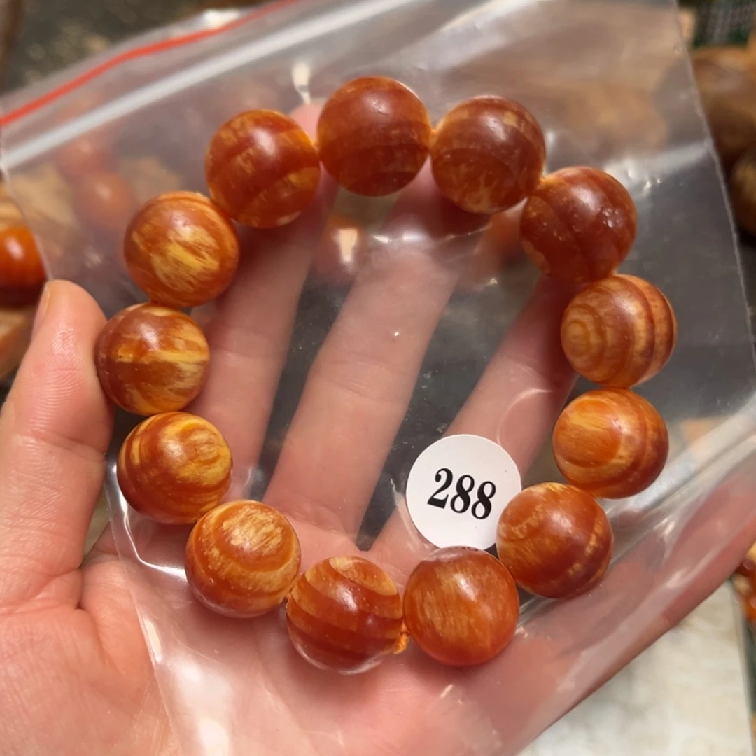 松木（琥珀木）手串/手链1.8规格288号