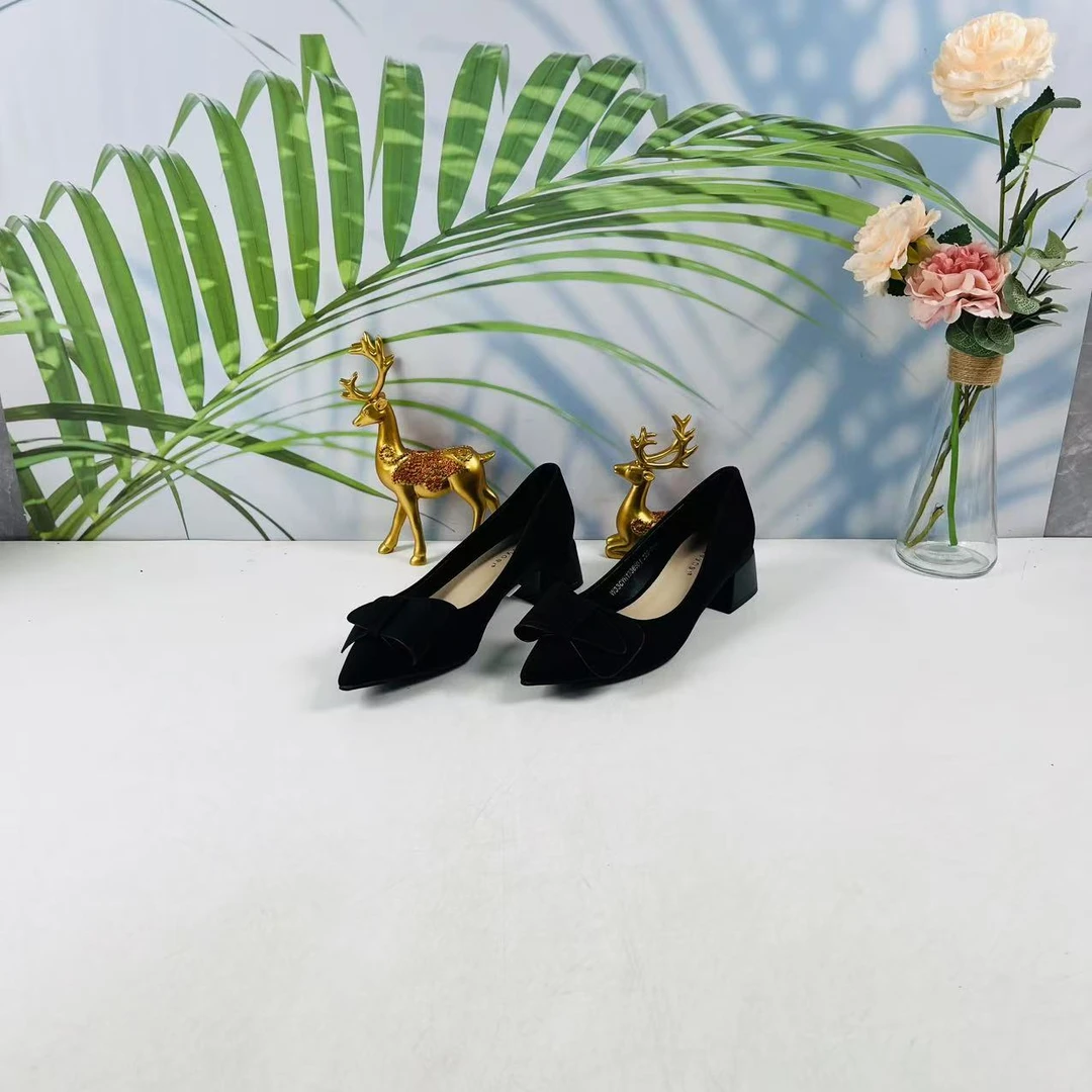 小强家女鞋 芽儿家新款百搭女单鞋（Y732-35-1）（W33CYH1238501）