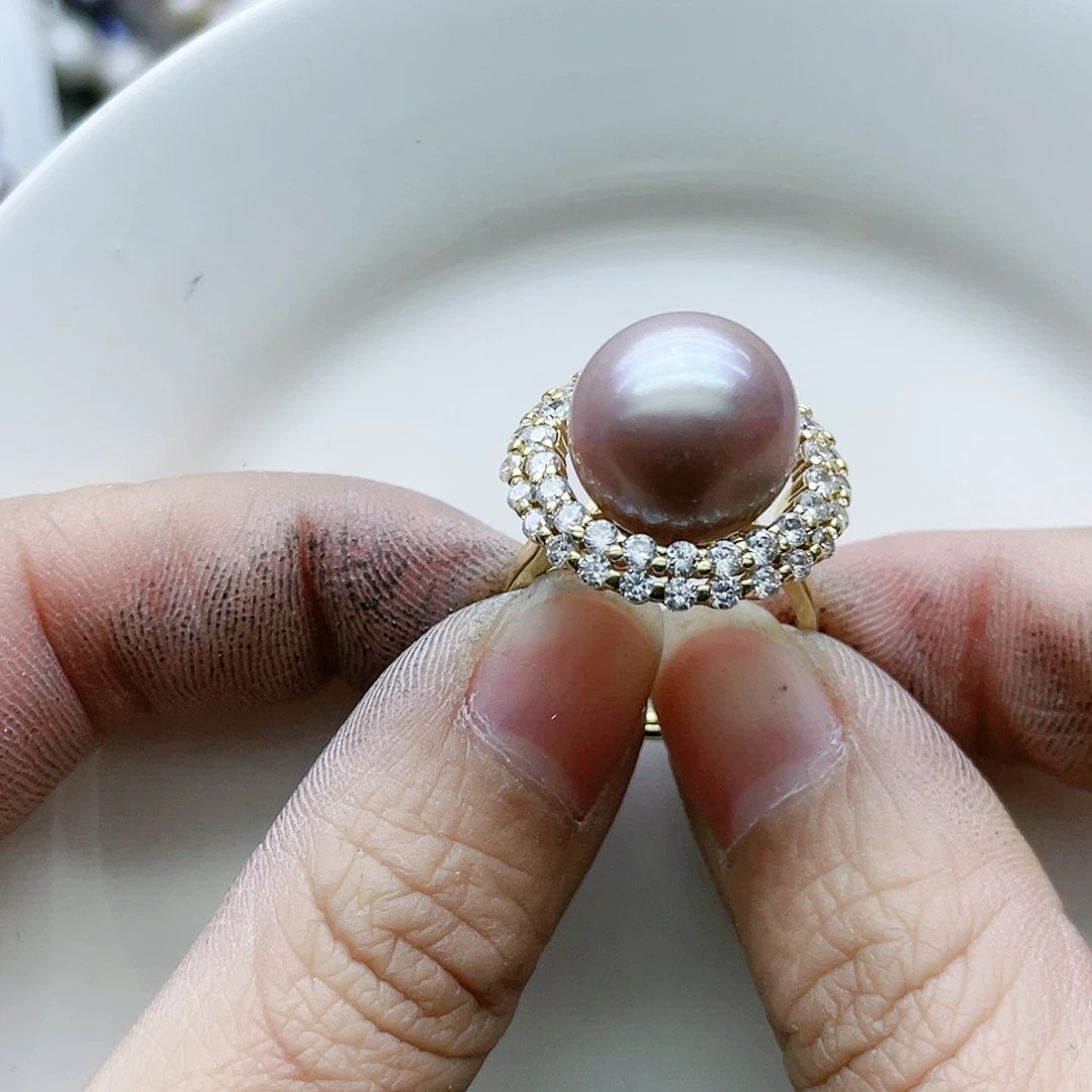 淡水珍珠颈饰钛钢