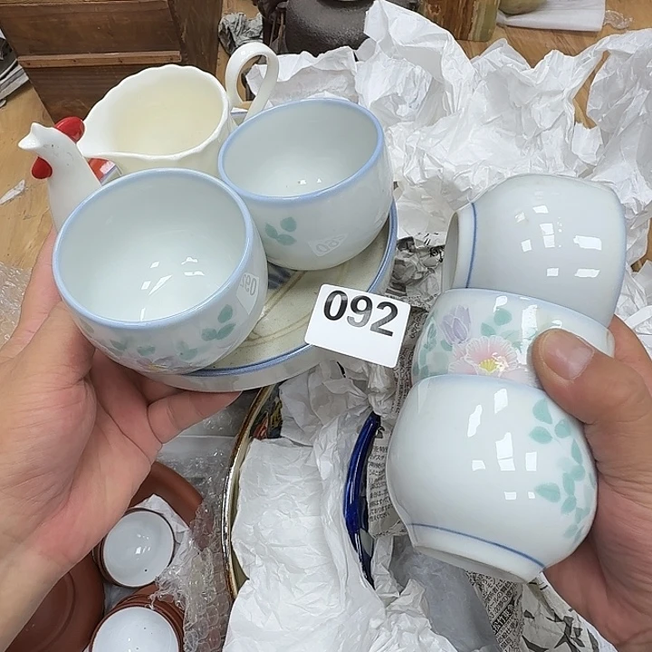 瓷片工艺品摆件瓷器摆件正能量