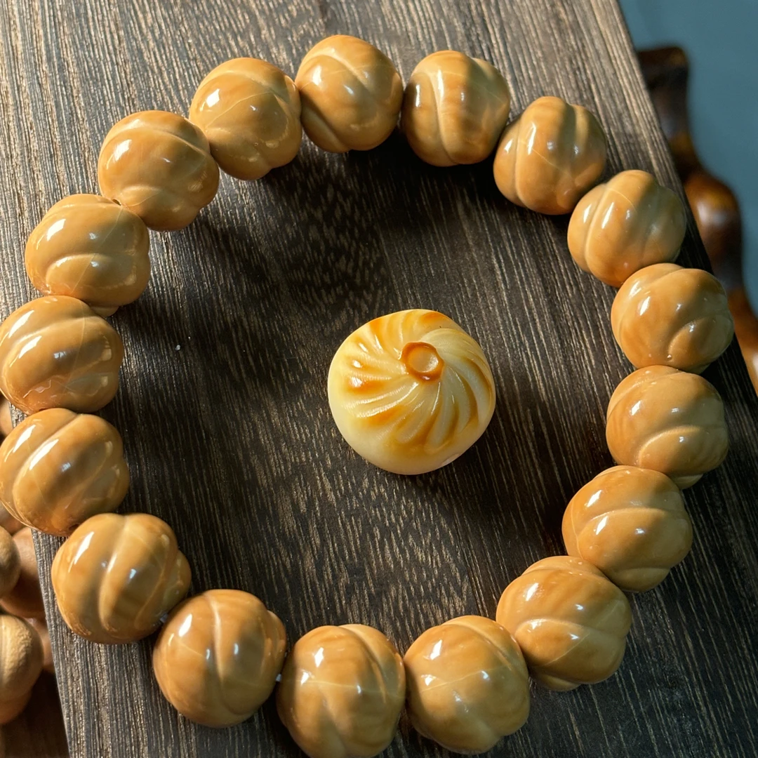 【新品】天然泡芙面包卷猴头手串（多样性发货）