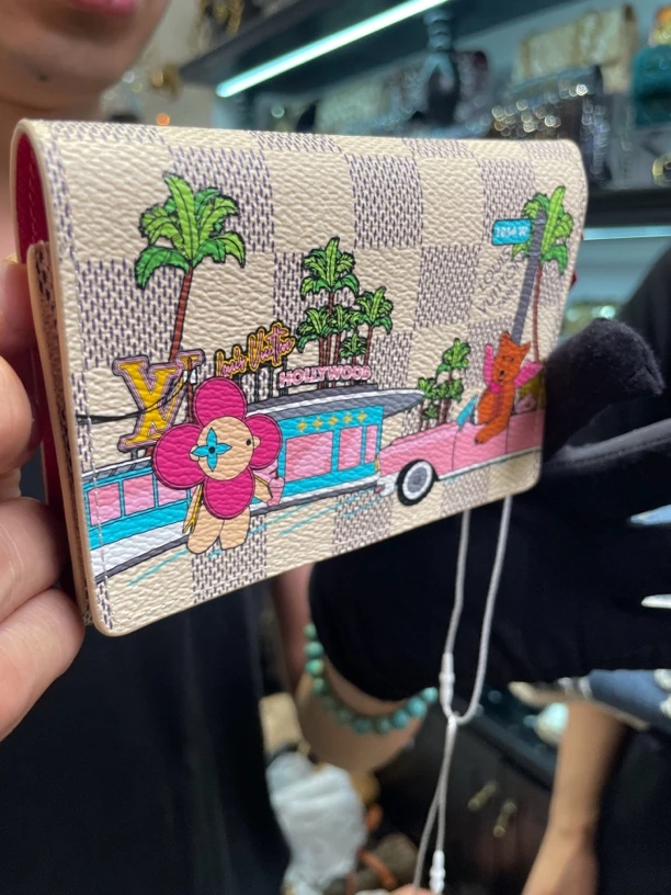 95新 LouisVuitton/路易威登 夏七中古/lv薇薇安小钱包/手拿包