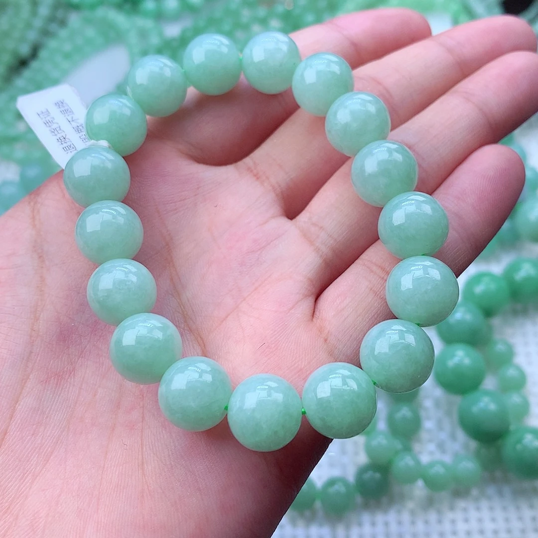 翡翠未镶嵌毛衣链卡12