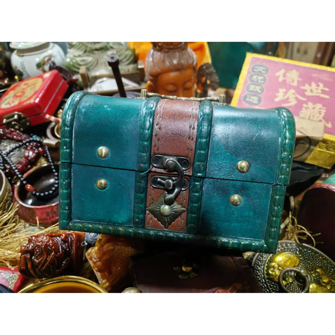 大绿木盒 开 （佳佳甄选）