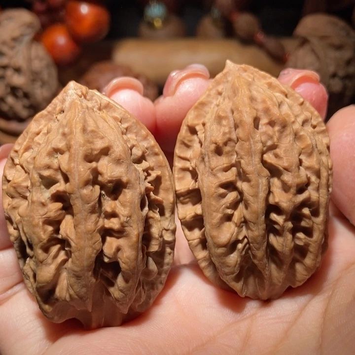 把件文玩核桃东北楸子小雪3