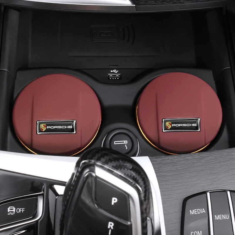 适用保时捷卡宴Macan帕拉梅拉Taycan718911车载烟灰缸汽车内用品