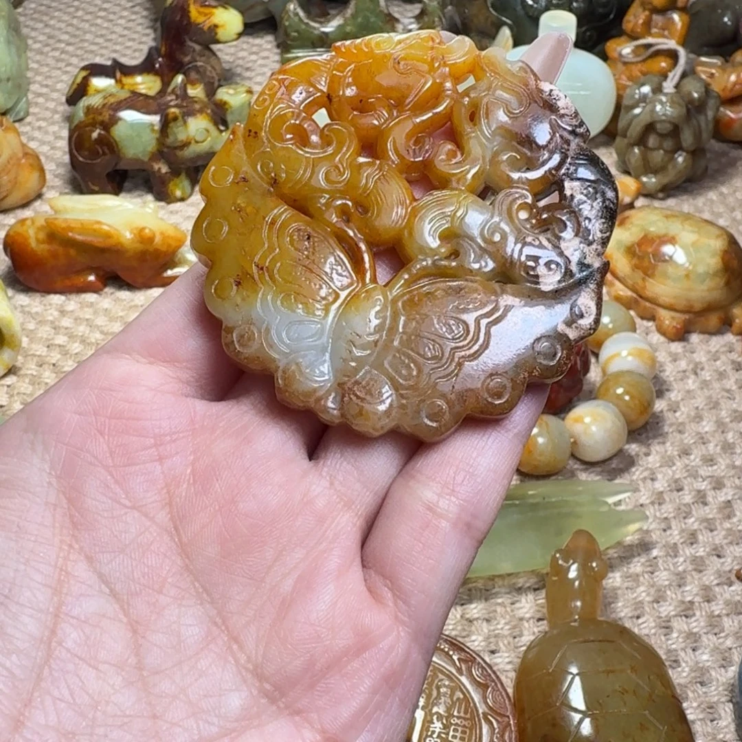 白玉菩提吊坠挂件