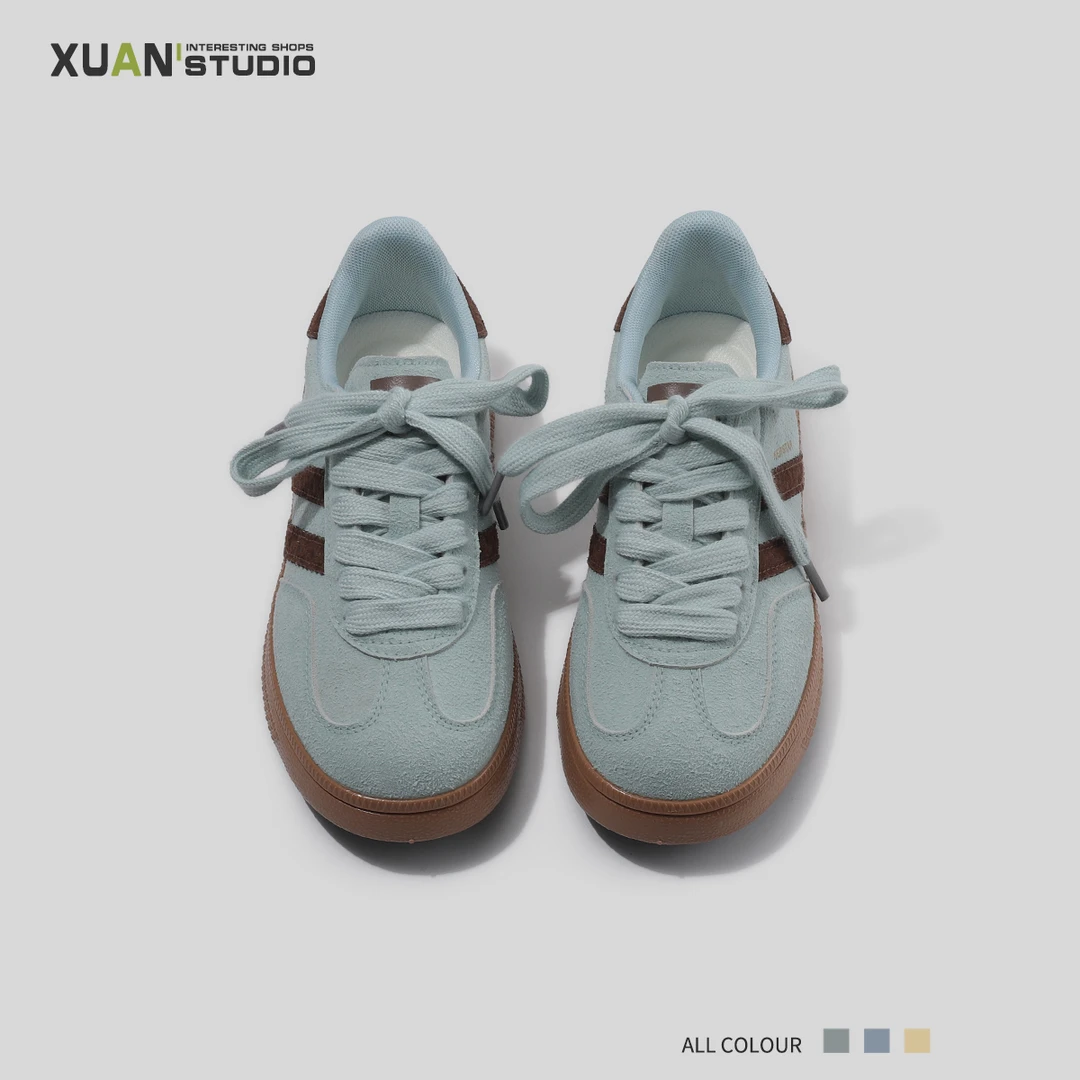 2025春季新款复古港风爆款德训鞋休闲小众板鞋推荐鞋子女款低帮潮