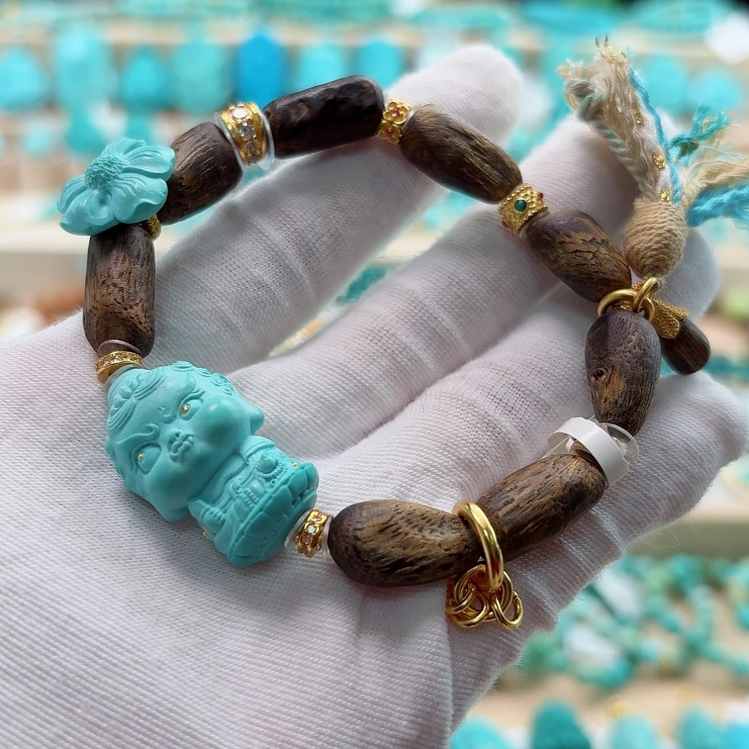 绿松石未镶嵌珠宝奇石