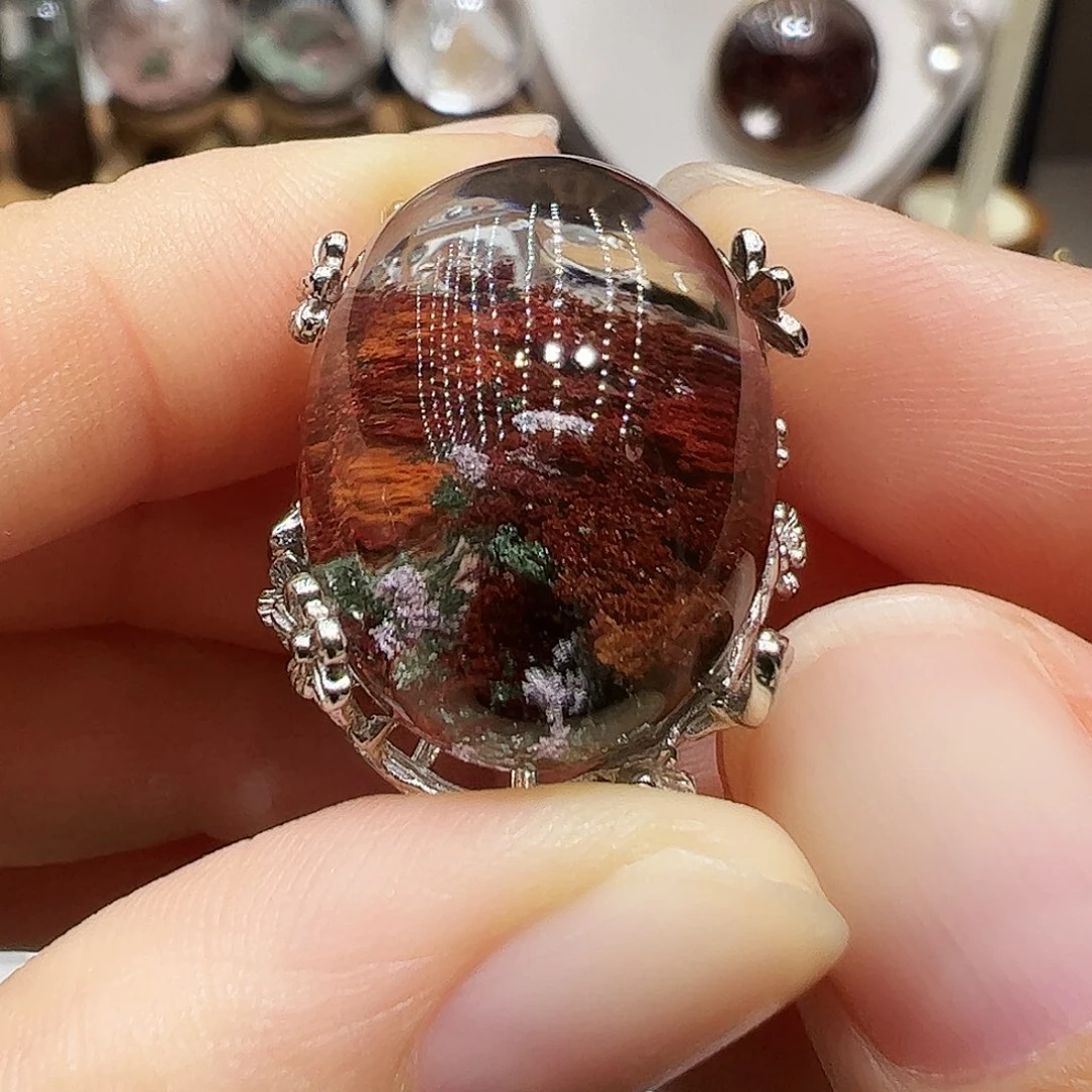 汤***汤珠宝半成品水晶银S925镶嵌