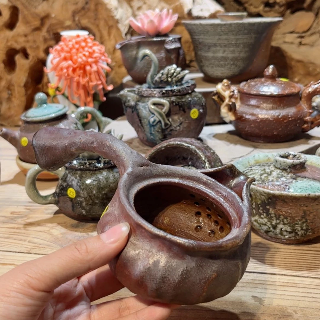 【闪购商品】柴烧茶具手工公道145