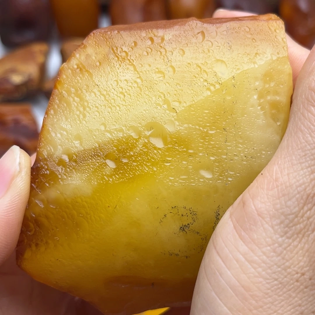 定制琥珀未镶嵌蜜蜡定制同料手串