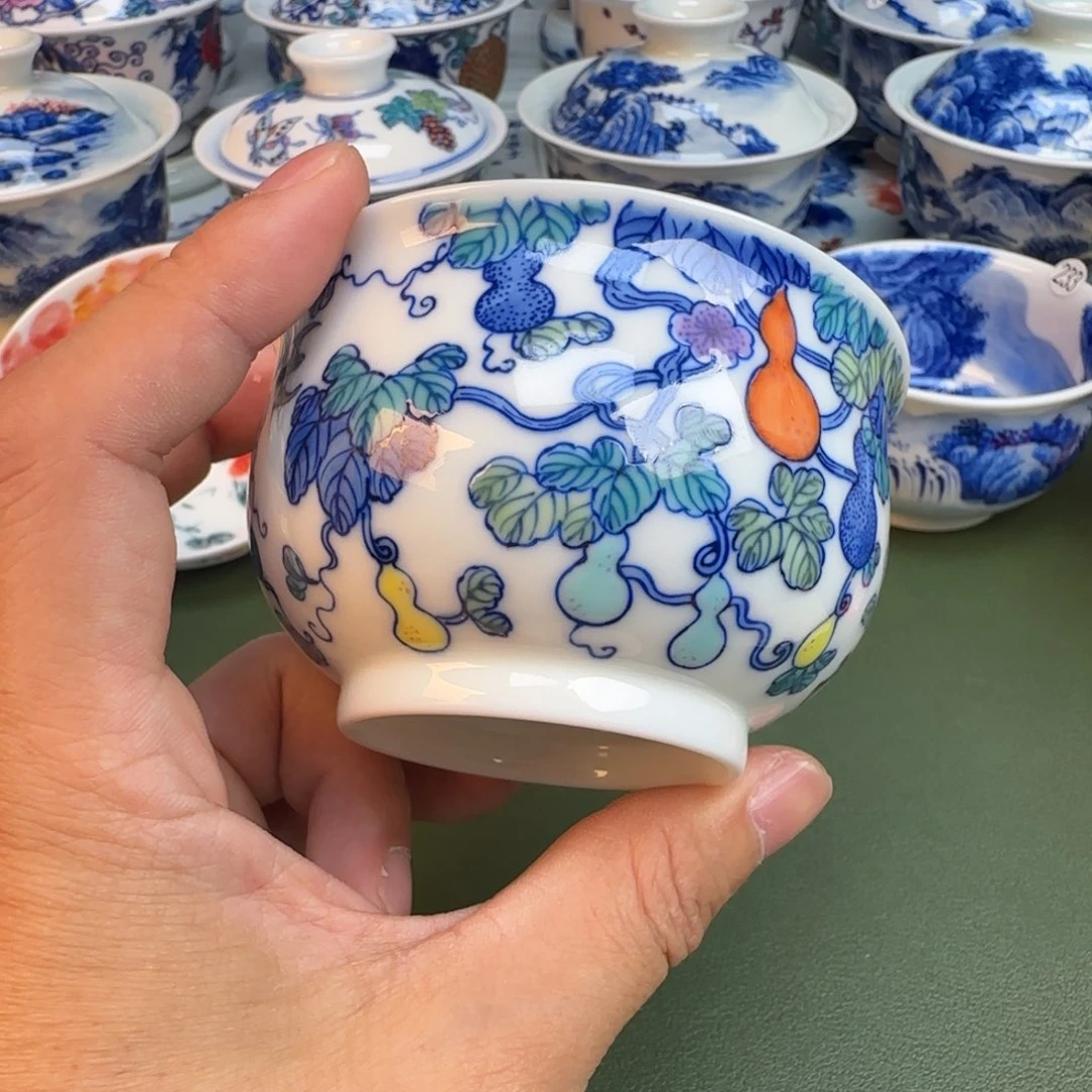 陶纯手工纯手绘茶具242