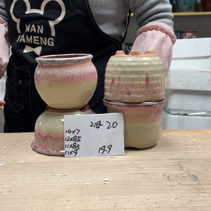 紫砂花盆多肉花盆微瑕20