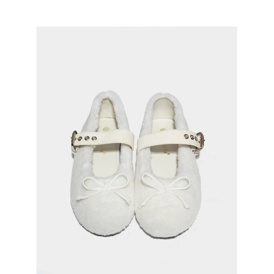 【BAGALIO】缪系甜心蝴蝶结玛丽珍鞋 312