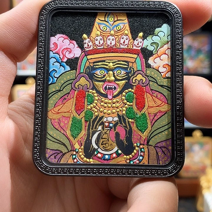 吊坠般若唐卡非遗传承