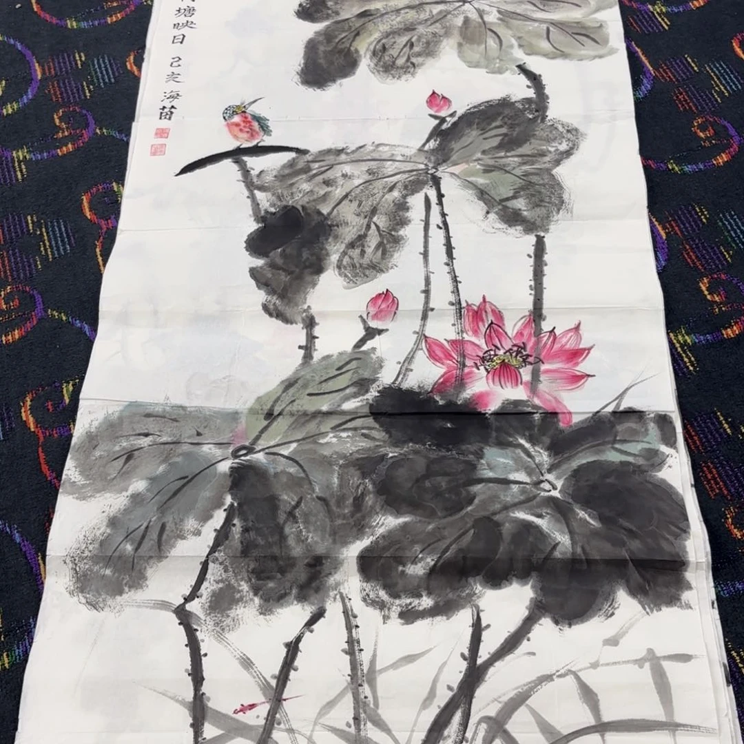 国画国画作品张海苗老师作品刘