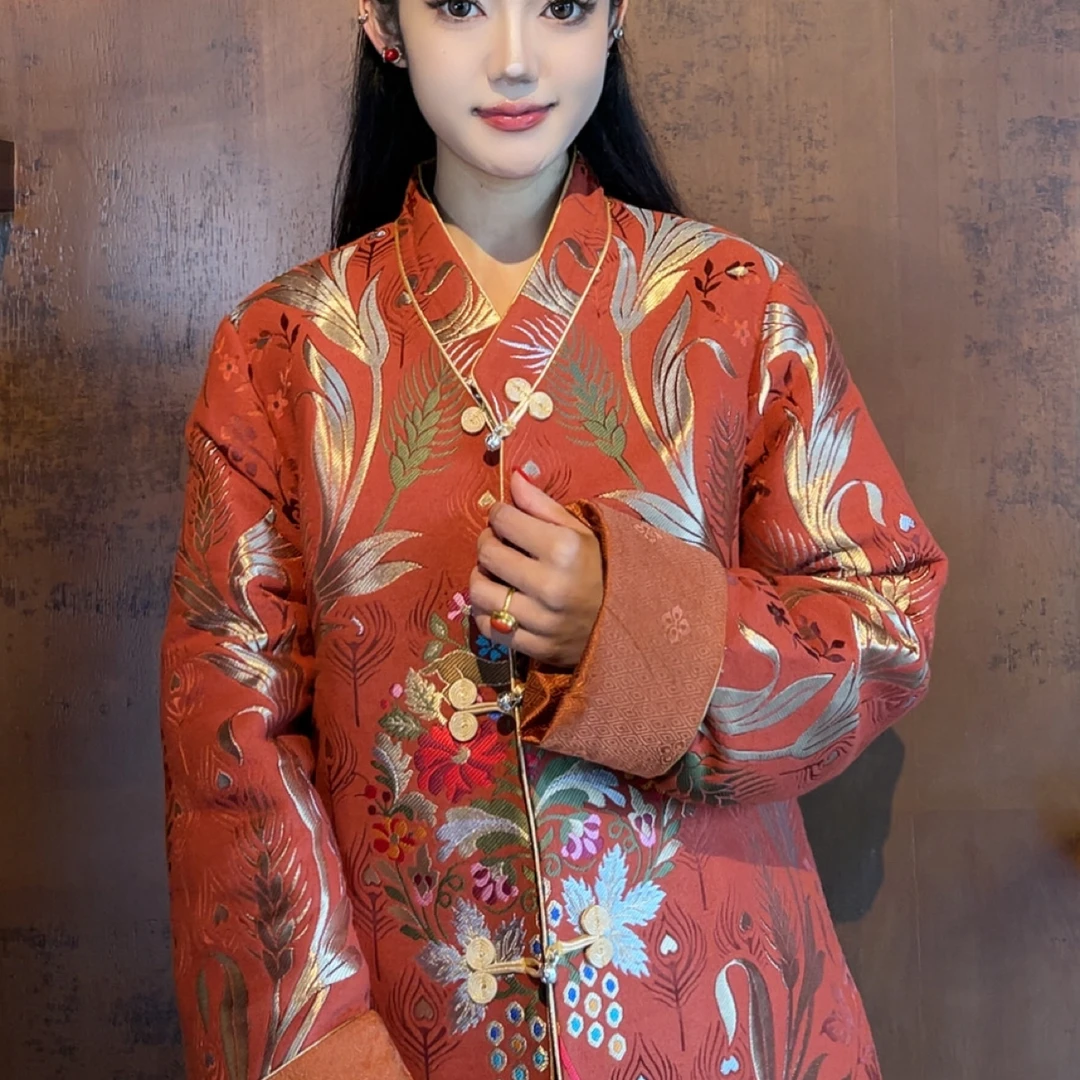 DAHO2025秋季新品重工中式  伽赛藏式外套时尚款