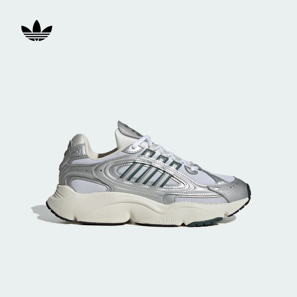 阿迪达斯三叶草 OZMILLEN W轻盈百搭经典运动老爹鞋男女款 IG1919