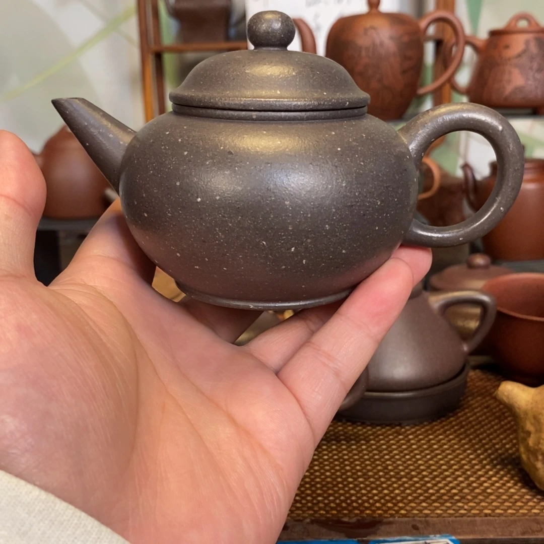 茶壶紫砂原矿天铺砂水平230cc