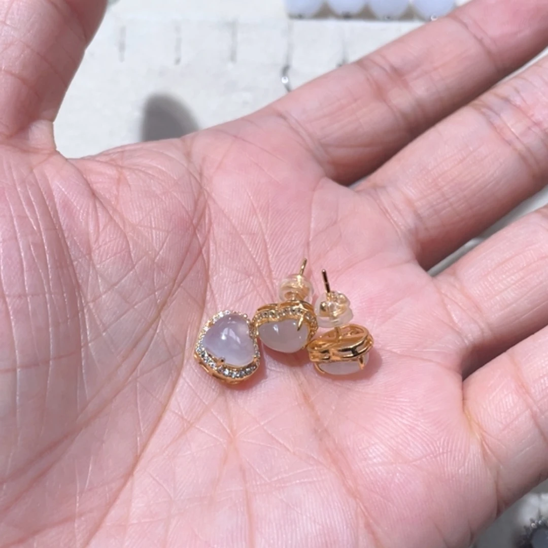 达***摩翡翠银S925镶嵌颈饰