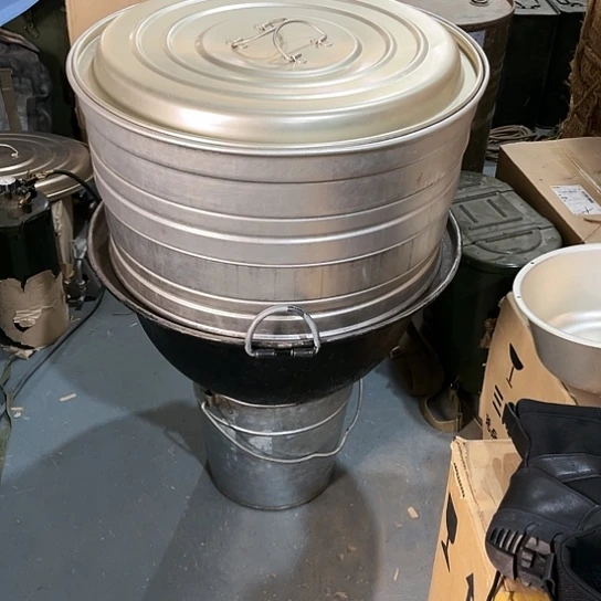 【闪购商品】铁锅加铝盖加一整套蒸笼