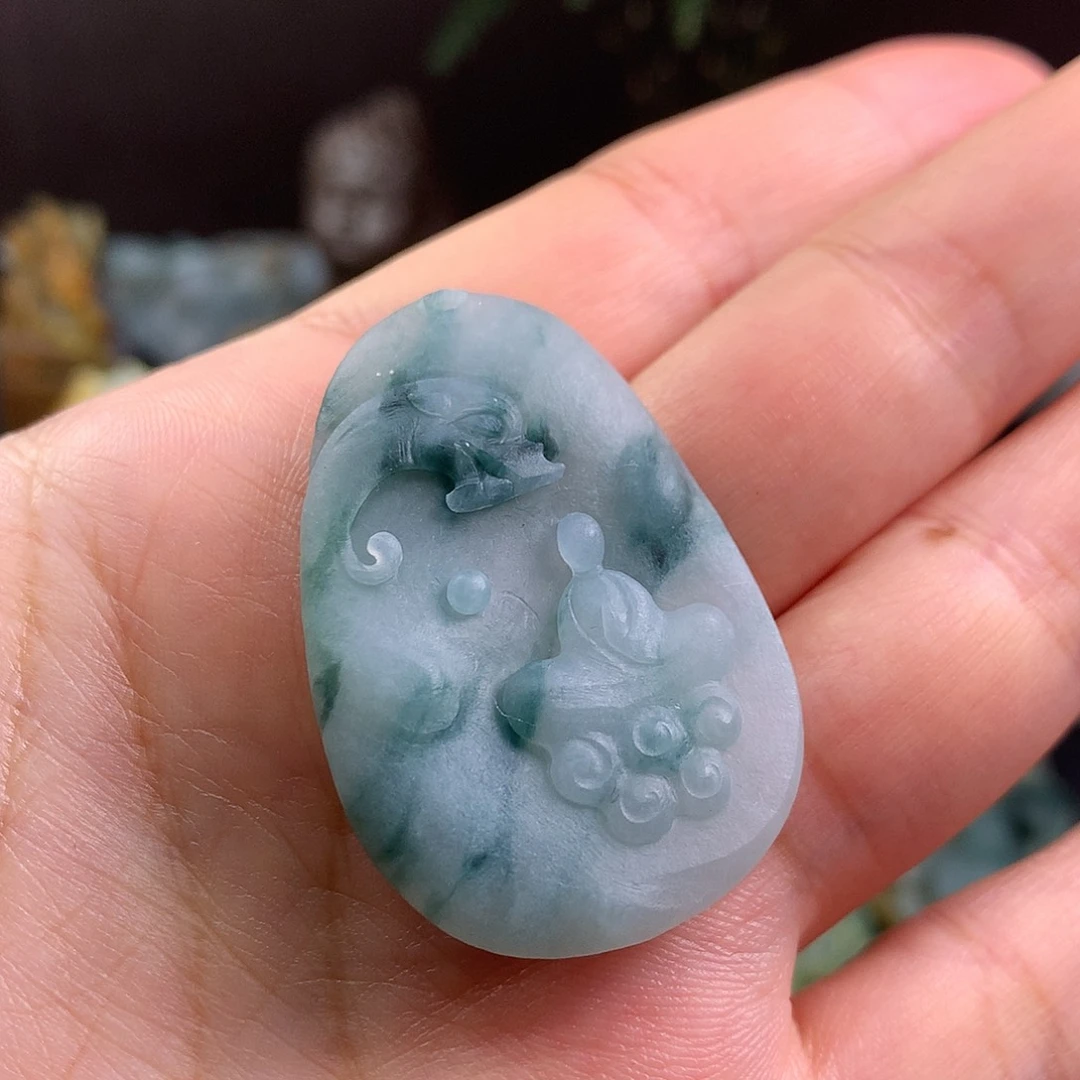 定制翡翠未镶嵌悟道
