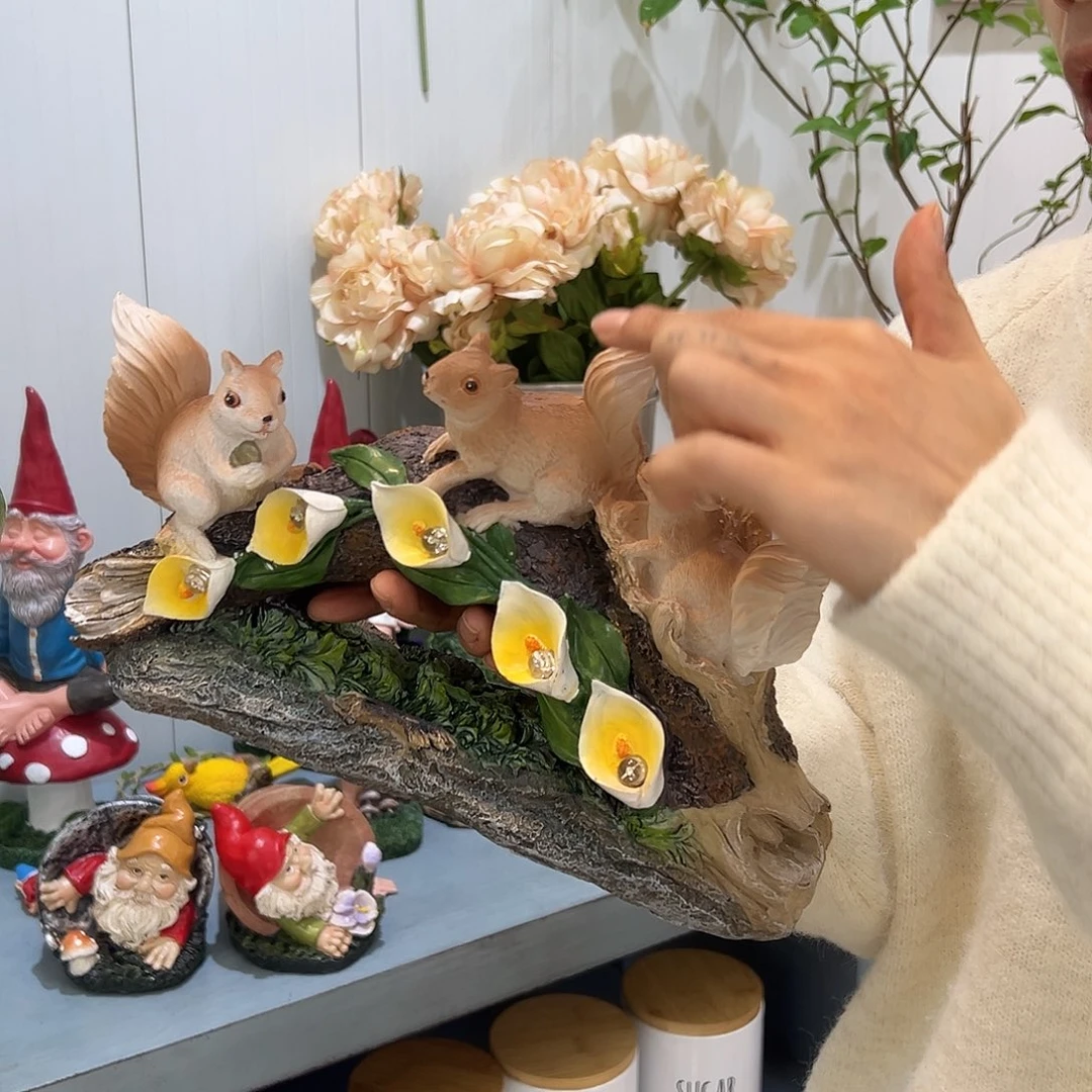 花园摆件红红火火