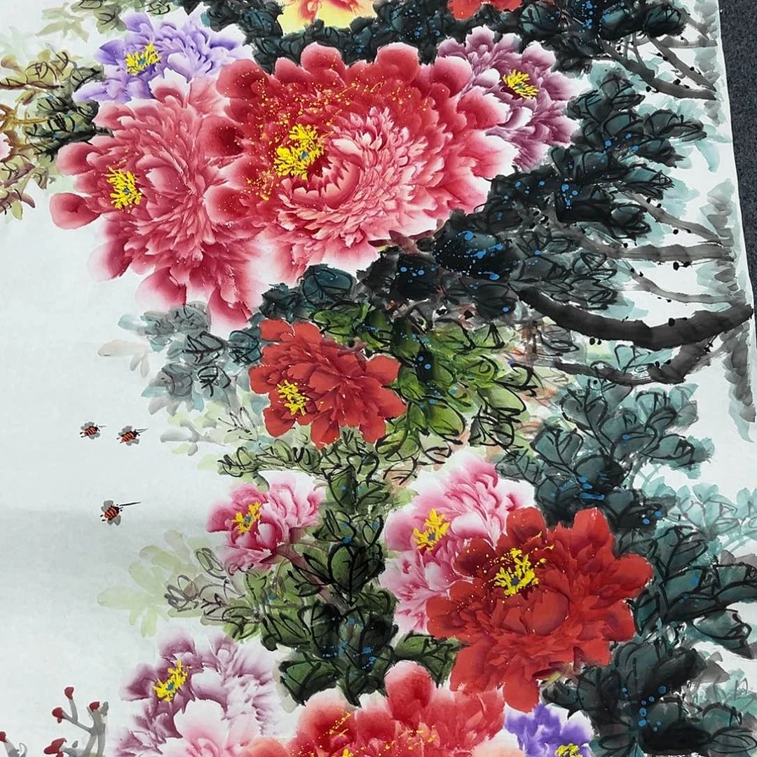 国画国画老师手绘作品