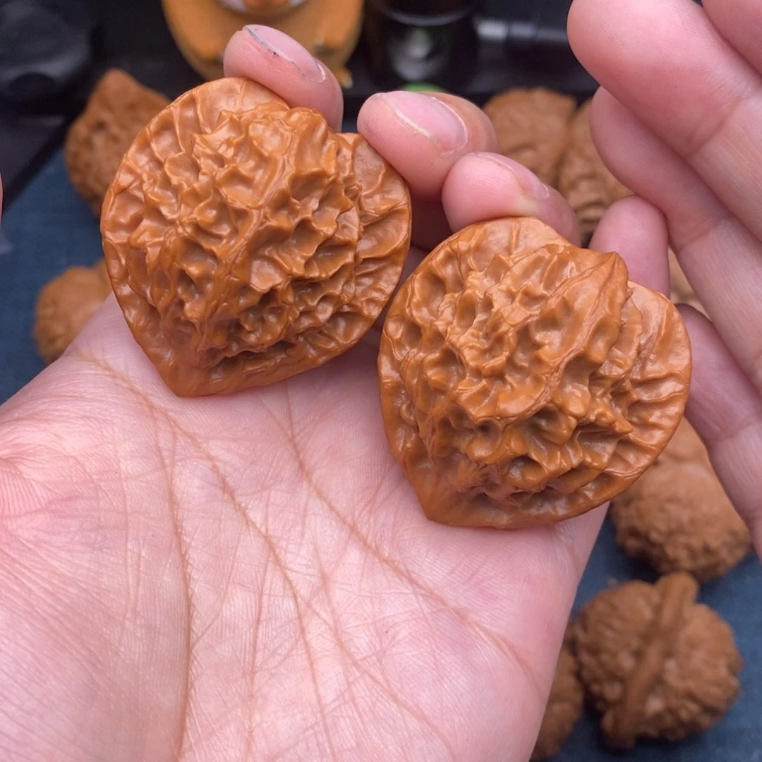 文玩核桃把件40精品龙鳞全品