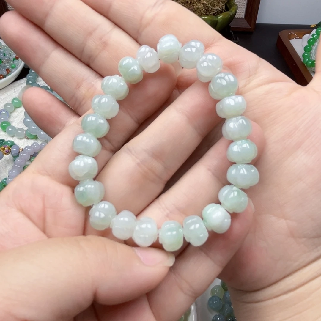 未镶嵌手链翡翠手串