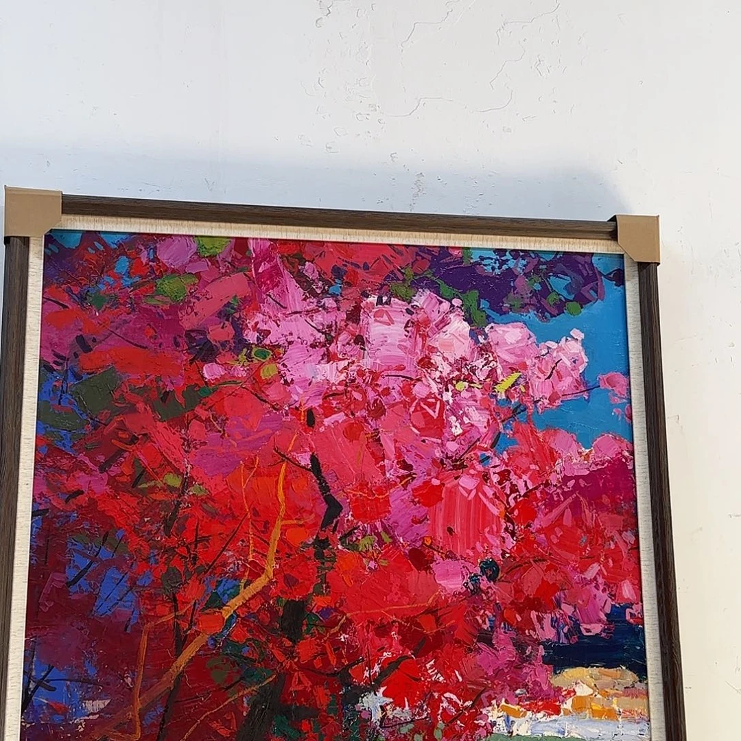 画***眉油画包邮到家尺寸100+95cm