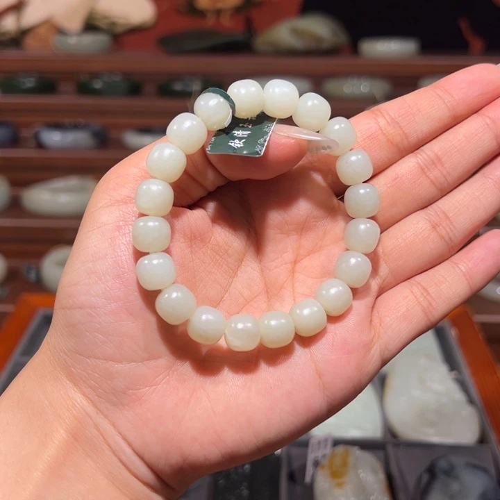 和田玉（白玉）未镶嵌手链