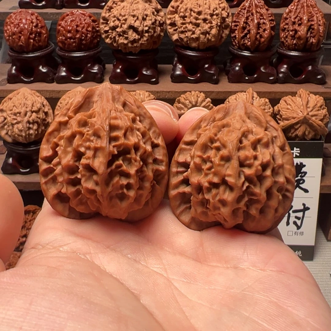 把件文玩核桃40秦岭公子帽