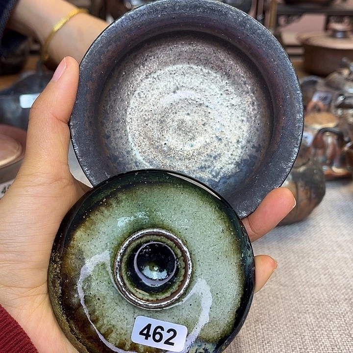 裸柴烧陶瓷手工茶器