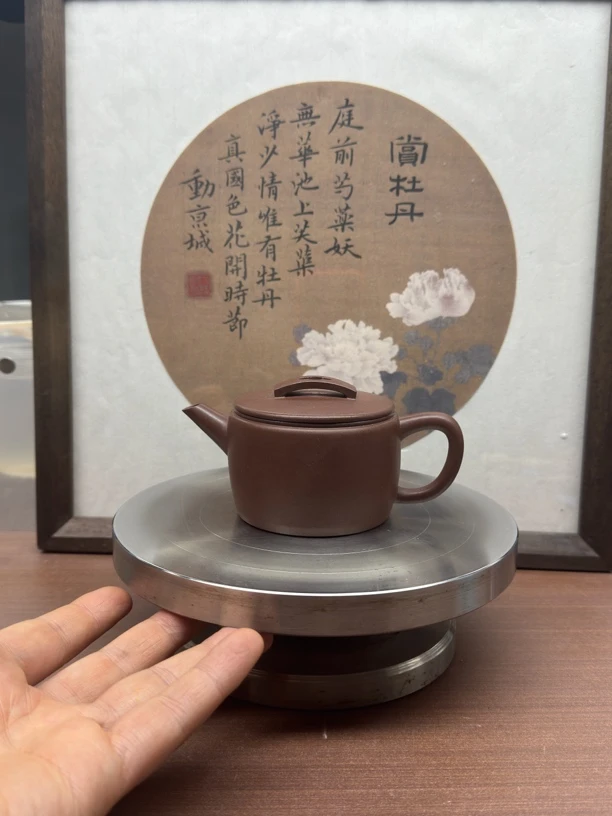 王剑莺全手工紫砂壶汉瓦紫泥