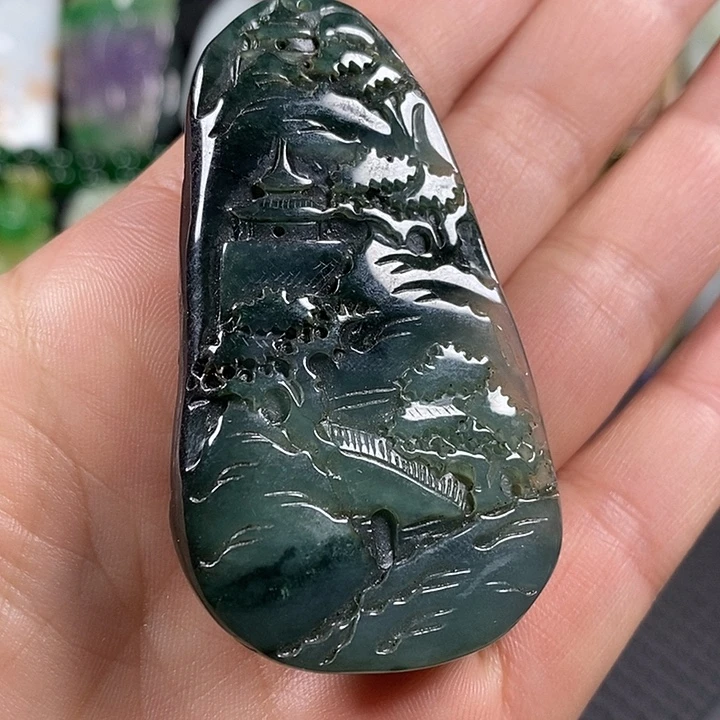 紫金钵盂菩提吊坠