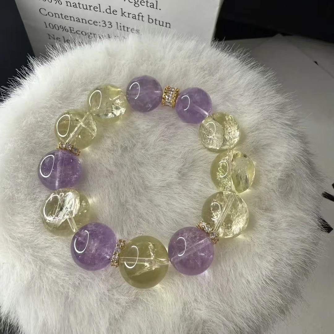紫金晶（BY0137）水晶手串