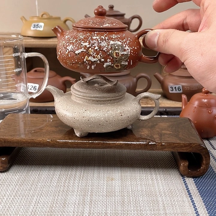 紫砂茶壶乂*氼原矿手工紫砂壶