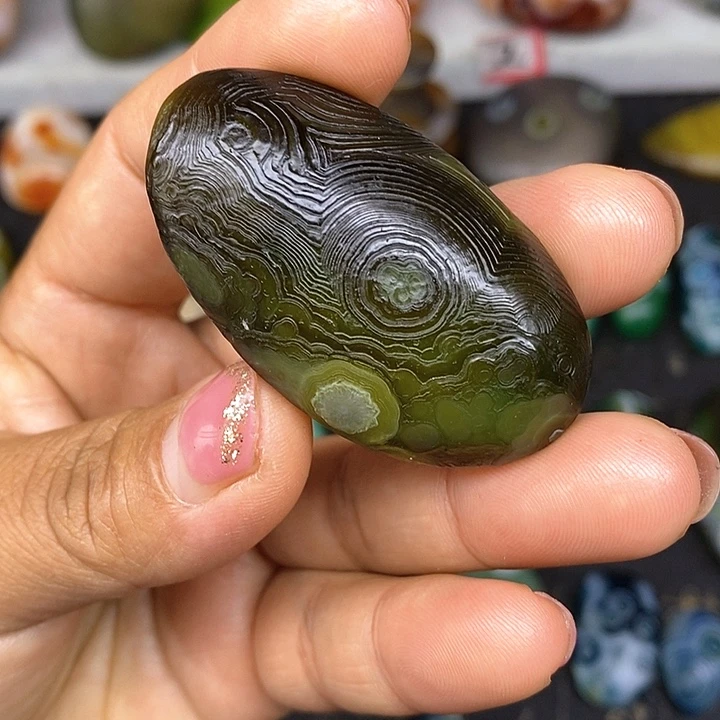 手把件奇石饰品无孔