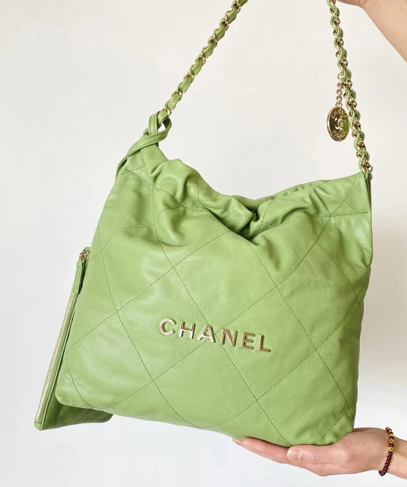 95新 Chanel/香奈儿 苏州包展/中号22bag包/成色直播间为准