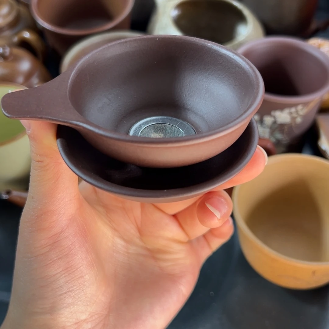 茶杯紫砂茶漏套组