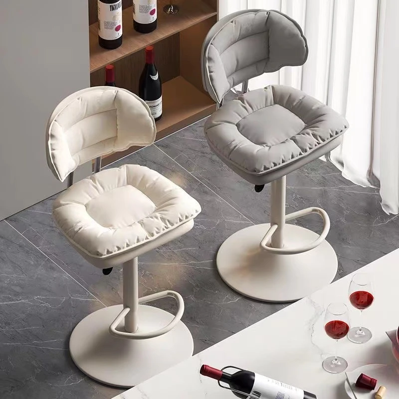 吧椅酒吧椅前台收银旋转椅可升降高脚凳家用美容美发靠背旋转椅
