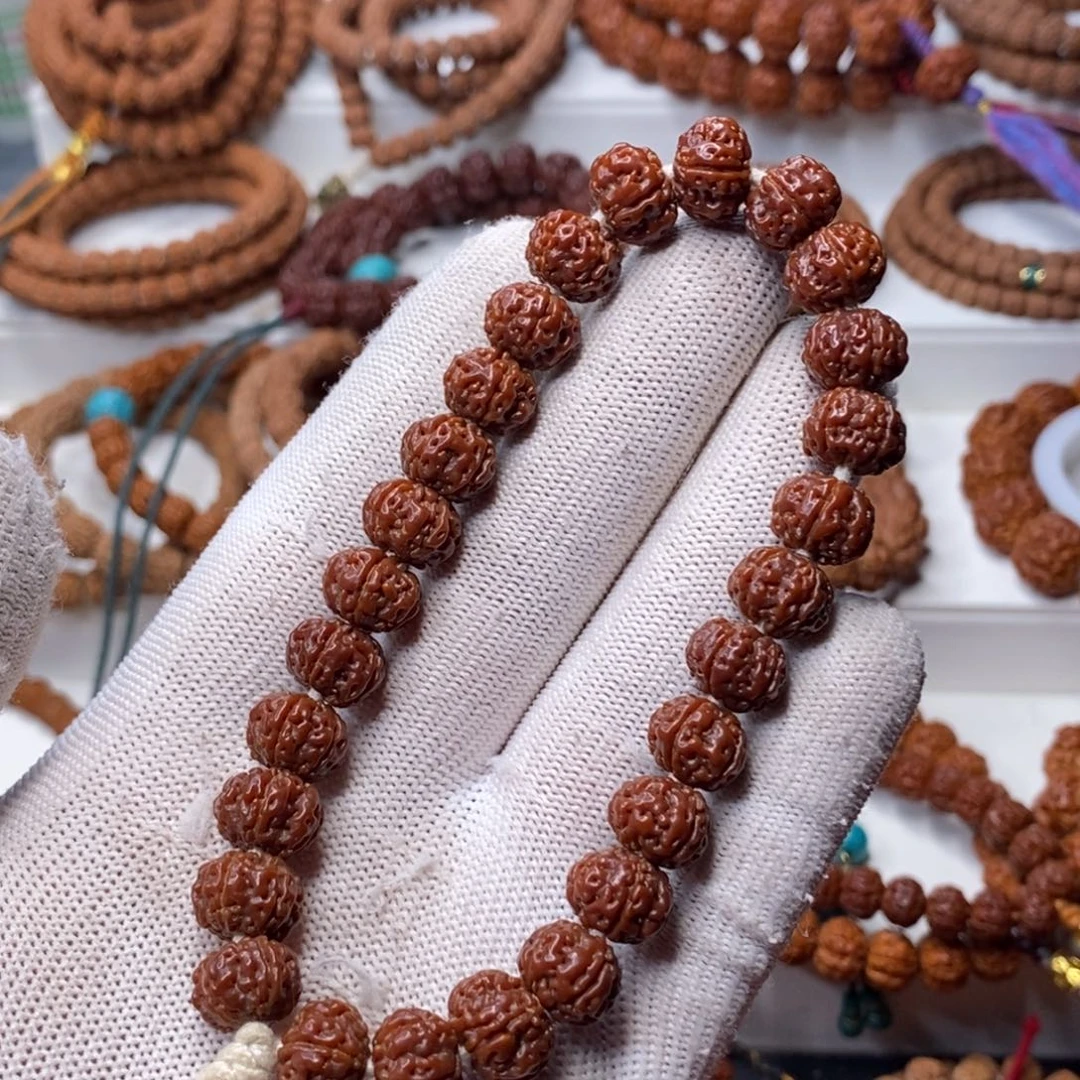 金刚菩提手串回血～五瓣矮桩老树王，尺寸12