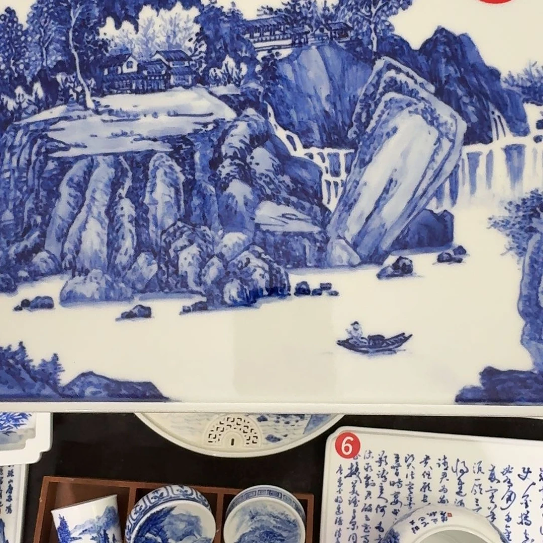 莫***穷瓷片景德镇瓷器手工手绘
