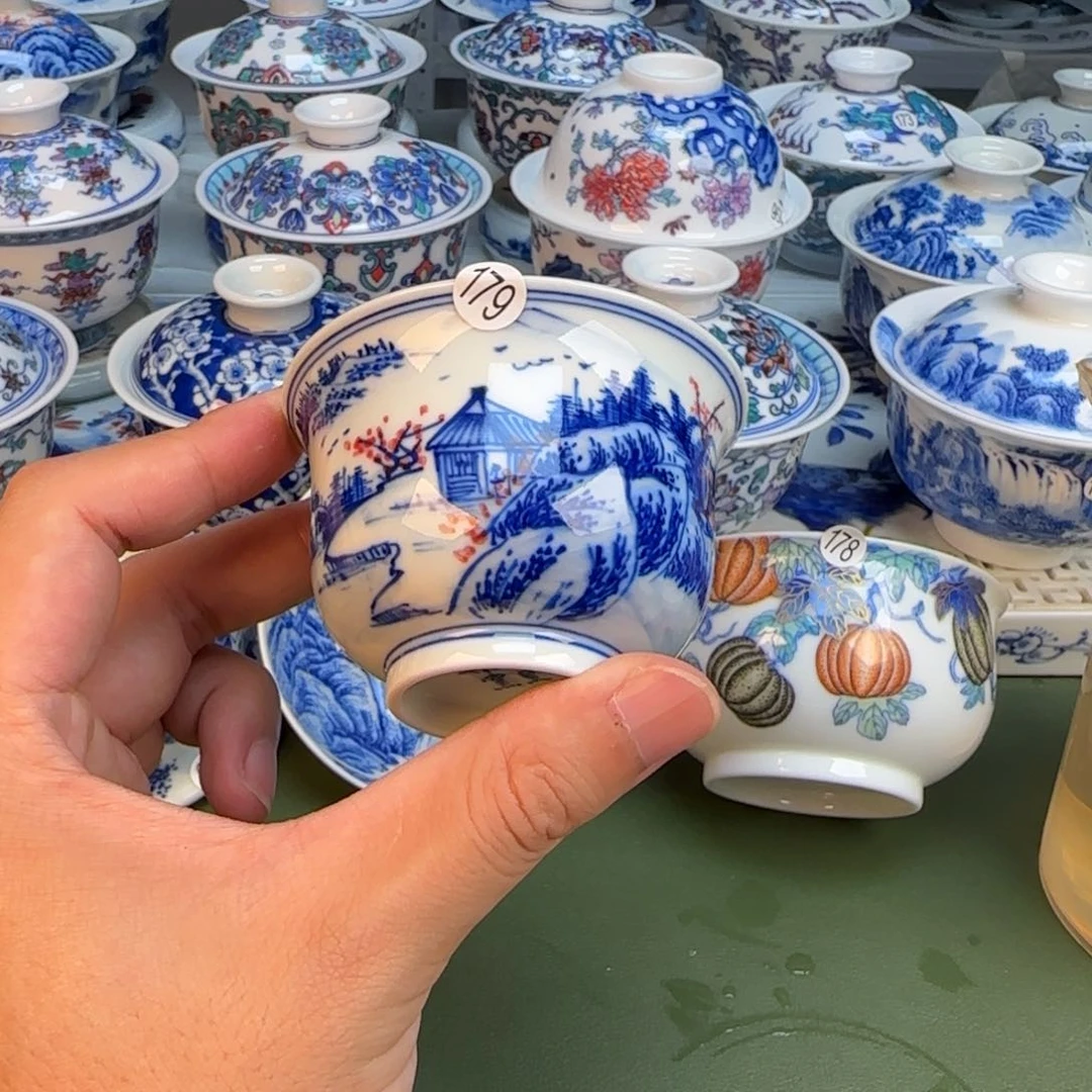 彦祖纯手工手绘茶具179