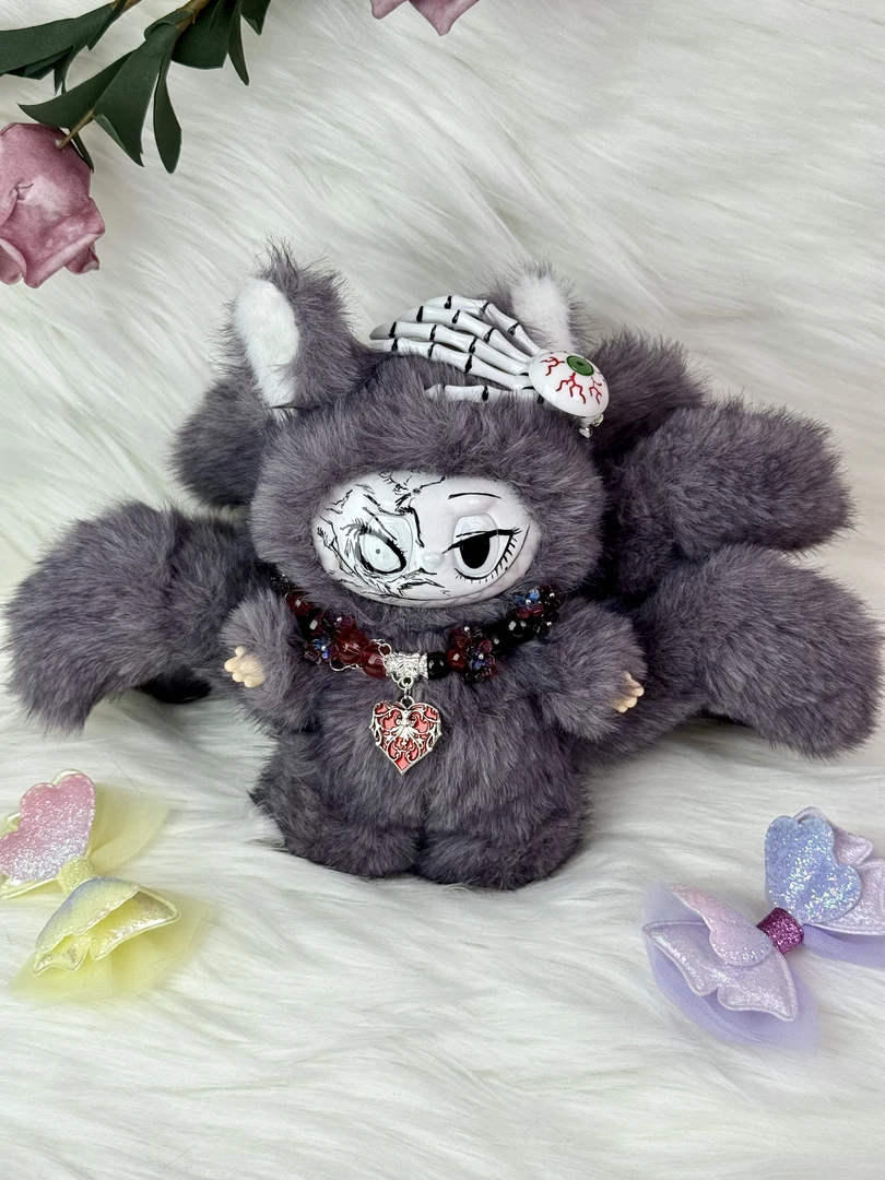 【潮物研习社】手工创意制作九尾狐高品质娃娃毛绒公仔玩具摆件