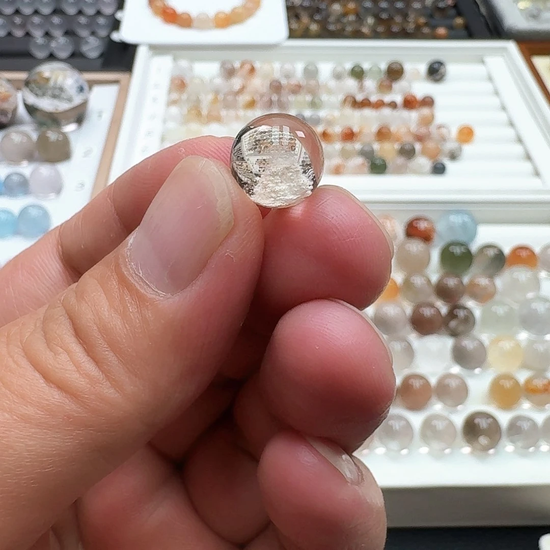 米***米水晶珠宝半成品未镶嵌天然水晶