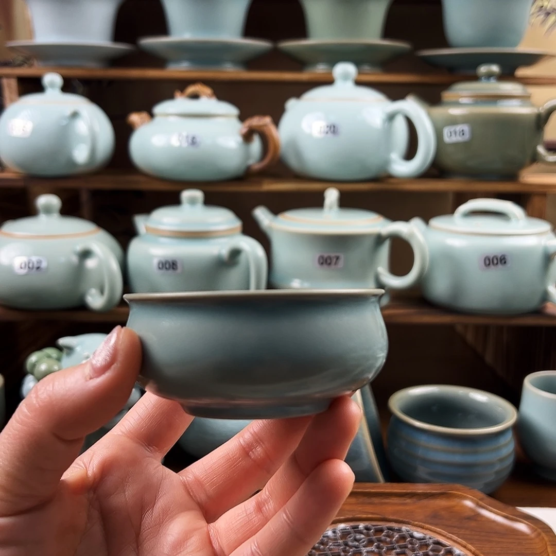 仿古釉手工普洱杯