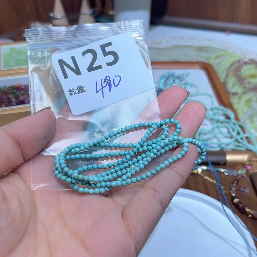 水晶珠宝半成品未镶嵌萌*么N25。